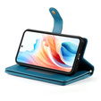 Flip tok cipzáras zsebbel Samsung Galaxy A57 5G készülékhez, kék