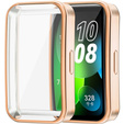 2w1 Etui z Osłoną Silikonową do Huawei Band 8, Różowe Rose Gold