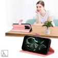 Pattintható tok Xiaomi 13T / 13T Pro, fa, rózsaszín rose gold