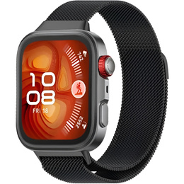 Milánói karkötő Huawei Watch Fit 4 / 4 Pro / 3, Fekete