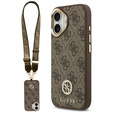 GUESS 4G Strass Logo MagSafe tok pánttal iPhone 17-hez