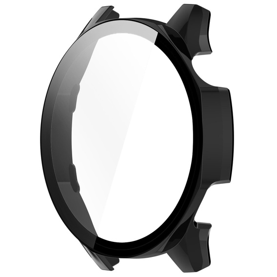 2in1 tok + edzett üveg a Huawei Watch GT 5 46mm-hoz, fekete
