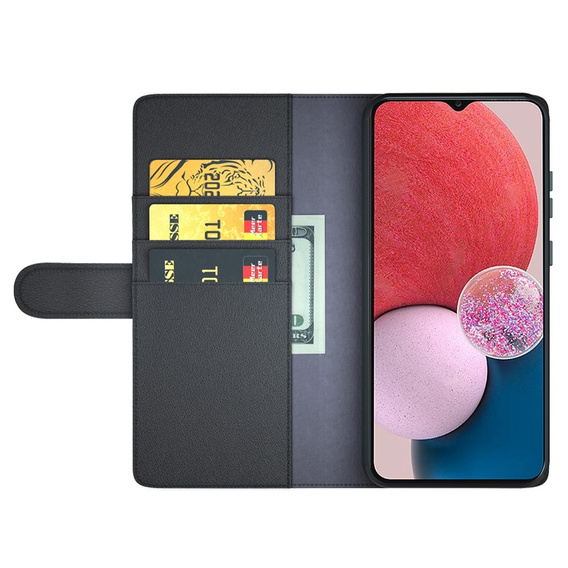 Pattintható tok Samsung Galaxy A13 4G, Split Leather, kék