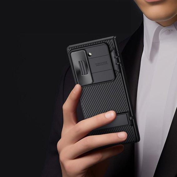 Tok Samsung Galaxy Z Fold6 5G, páncélozott Nillkin, CamShield Pro, fekete