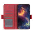 Pattintható tok a Motorola Moto G53 5G / G13 / G23, Wallet, piros