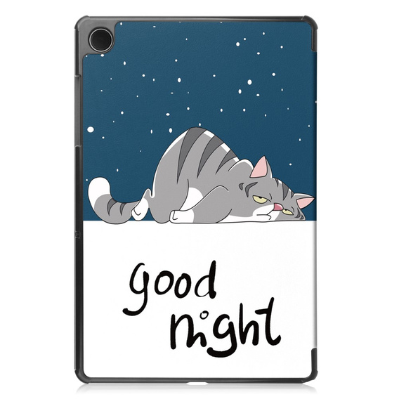 Tok Samsung Galaxy Tab A9, Smartcase, sleeping cat
