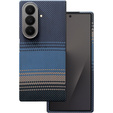 Tok Samsung Galaxy Z Fold6 5G - mágneses aramidszálas tok, kék