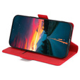 Pattintható tok a Motorola Edge 30 Neo 5G, Wallet Thin Magnet, piros