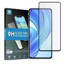Mocolo Full Glue edzett üveg a következőkhöz Xiaomi Mi 11 Lite / Mi 11 Lite 5G / 11 Lite 5G NE, fekete keret