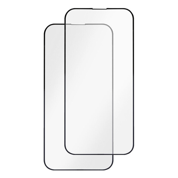 2x edzett üveg iPhone 16e / 14 / 13 / 13 Pro, ERBORD Easy App Full Screen Protector