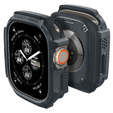 Spigen Rugged Armor Dark Gray tok Apple Watch Ultra 1 / 2 (49 mm) készülékhez