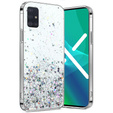 Telefontok a Samsung Galaxy A51 5G, Glittery, átlátszó