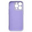 Telefontok a iPhone 15 Pro, Silicone Lite, lila