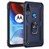 Páncélozott telefontok a Motorola Moto E7 Power / E7i Power, Nox Case Ring, sötétkék