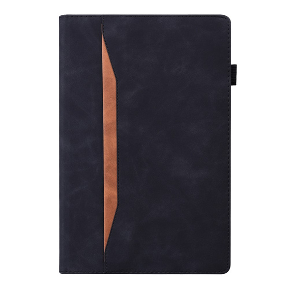 Tok Samsung Galaxy Tab A8 10.5 SM-X200 SM-X205, Classic, tolltartóval, fekete