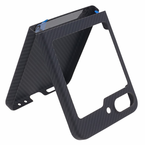 Tok Samsung Galaxy Z Flip7 FE / Z Flip6, Aramid Fiber Cover, fekete