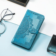 Pattintható tok a Xiaomi Redmi 13, Mandala, kék