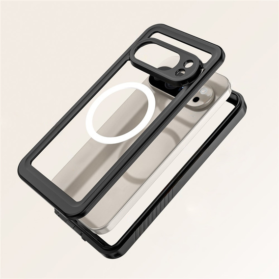 Redpepper IP68 vízálló tok 360°-os védelemmel és MagSafe-vel a Google Pixel 10 Pro készülékhez