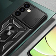 Telefontok a Samsung Galaxy S24+ Plus, CamShield Slide, fekete