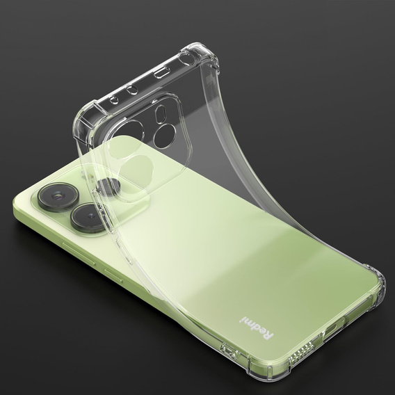 Telefontok a Xiaomi Redmi Note 14 4G, Dropproof, átlátszó