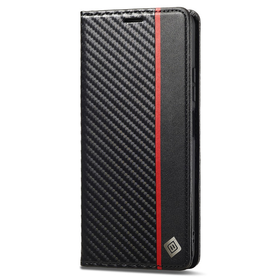 Pattintható tok a Xiaomi Redmi Note 12 4G, Carbon LC.IMEEKE, fekete