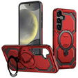 Mágneses tok állvánnyal Samsung Galaxy A57 5G készülékhez, piros