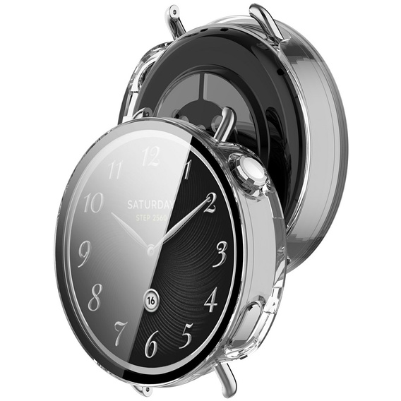 2 az 1-ben tok + edzett üveg a Xiaomi Watch S4 41 mm-es modellhez