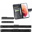 Pattintható tok a Oppo Reno 12 Pro, Butterfly, fekete