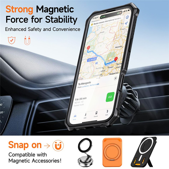 MagSafe-kompatibilis védőtok állvánnyal iPhone 17 Pro készülékhez