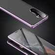 Tok Samsung Galaxy S24 FE, Magnetic Dual Glass, lila