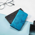 Pattintható tok a Motorola Moto G86 5G, Butterfly, kék