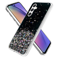 Telefontok a Samsung Galaxy A54 5G, Glittery, fekete