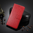 Pattintható tok a Infinix Note 30, Crazy Horse Wallet, piros