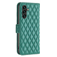 Pattintható tok a Samsung Galaxy A56, Wallet, BINFEN COLOR, zöld