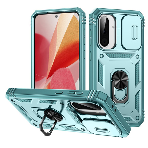 Telefontok a Samsung Galaxy A56 5G, KickStand Camera Lens, zöld