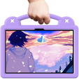 Gyermek tok Lenovo Tab M11, Cute Patterns, állvánnyal, lila