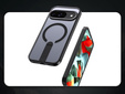 Fusion hibrid tok Google Pixel 10 / 10 Pro készülékhez, MagSafe, állvánnyal, átlátszó