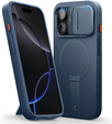 Tok iPhone 16 Pro készülékhez, Suritch Shockproof, MagSafe, sötétkék