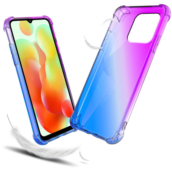 Tok Xiaomi Redmi 12C, Gradient Dropproof, Lila / kék