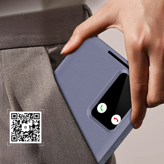 Flip tok Samsung Galaxy S25 Edge, Smart View Wallet, lila