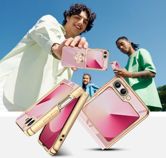 Telefontok a Samsung Galaxy Z Flip7 FE / Z Flip6, Electro Ring, lila