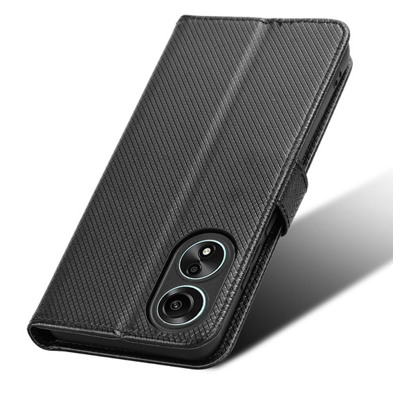 Pattintható tok a Oppo A58 4G, Smart Magnet, fekete
