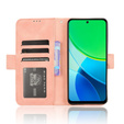 Pattintható tok a Vivo Y19s, Card Slot, rózsaszín