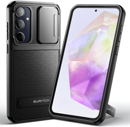 Tojás Samsung Galaxy A35 5G, Suritch Kickstand, fekete
