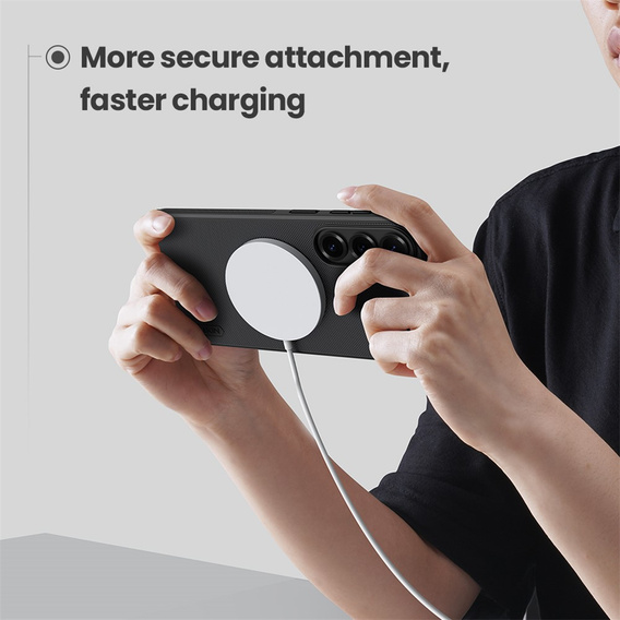 NILLKIN Frosted Shield Pro MagSafe tok Samsung Galaxy S26 Plus készülékhez, fekete