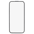 3D edzett üveg iPhone 15 Pro Max készülékhez, hangszórófedéllel, fekete