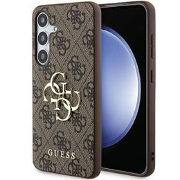 GUESS Telefontok a Samsung Galaxy A55, 4G Big Metal Logo, barna