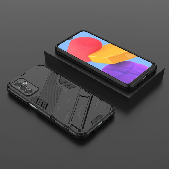 Tok Samsung Galaxy M13 4G, Military kickstand, fekete