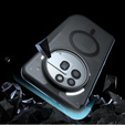 Tok Nothing Phone 3A Pro-hoz, MagSafe, ERBORD Matt Case, fekete