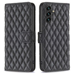 Pattintható tok a Samsung Galaxy A56, Wallet, BINFEN COLOR, fekete